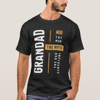 Camiseta El Día Del Padre Influencia Mal Legendaria De Gran