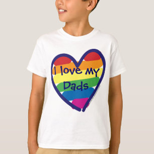Camiseta El día del padre me encantan mis papás