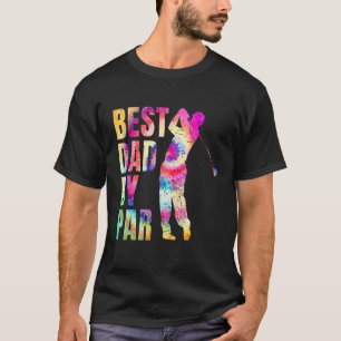 Camiseta El Día del Padre Tie Dye Mejor Papá Por Par Golf V