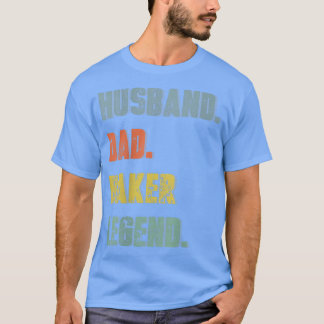 Camiseta El Día del Padre Vintage de la Leyenda de Papá Noe