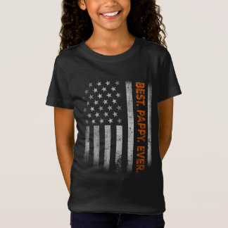 Camiseta El día del papá de papá de papá, bandera norteamer