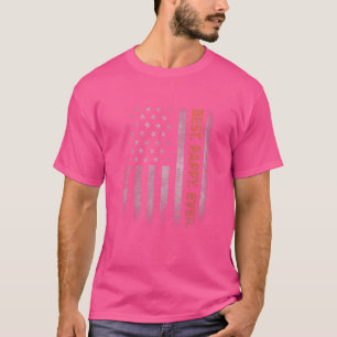 Camiseta El día del papá de papá de papá, bandera norteamer