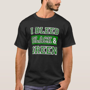 Camiseta El día del partido del equipo deportivo negro y ve