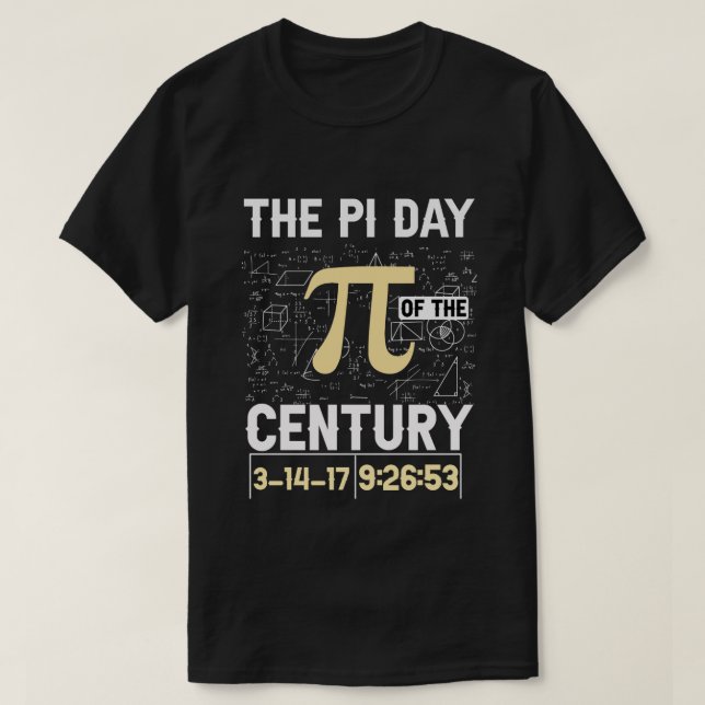 Camiseta El Día del Pi del Siglo - Épico momento de nervios (Diseño del anverso)
