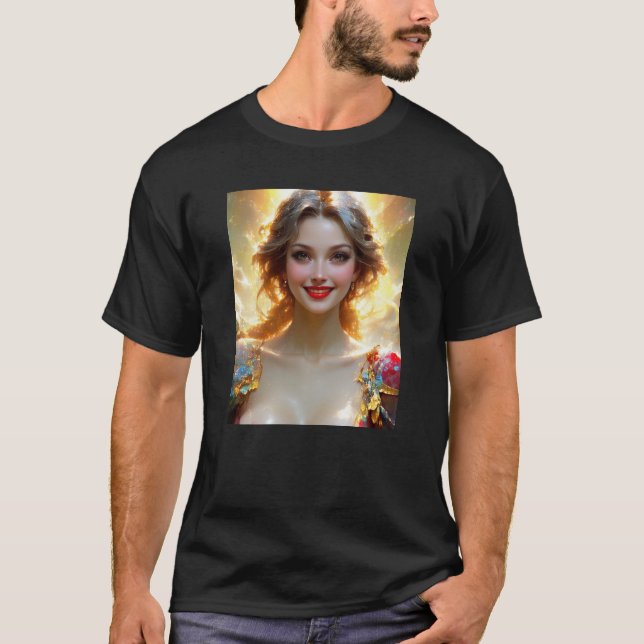 Camiseta —El día en que el sol sonrió. (Anverso)