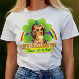 Camiseta El día festivo de San Patricio Cleopatra Pun Irish