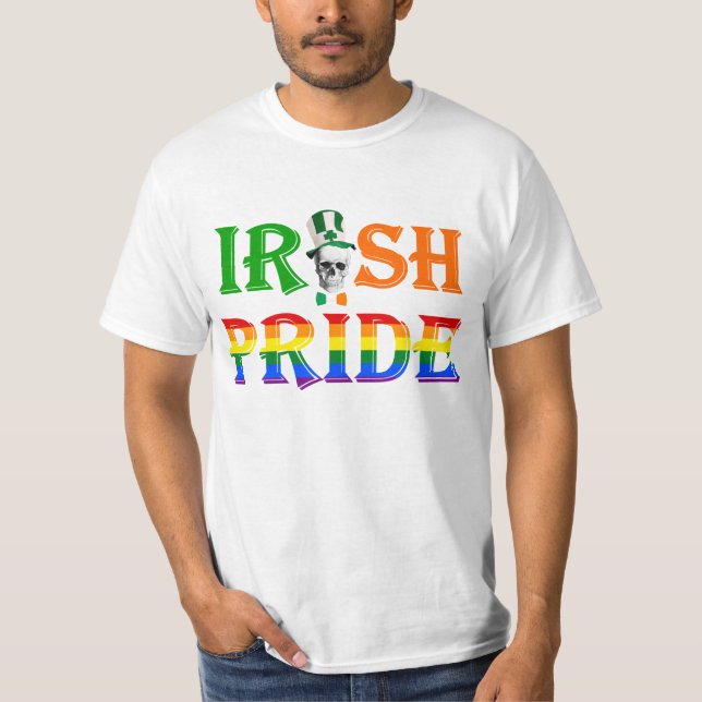 Camiseta El día gay de St Patrick irlandés del orgullo (Anverso)