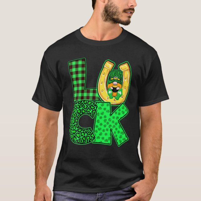 Camiseta El Día Irlandés de San Patricio Gnomes Leprechauns (Anverso)
