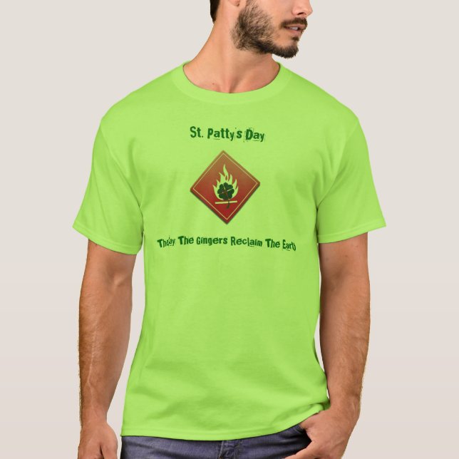 Camiseta El día los jengibres reclaman la tierra (Anverso)