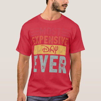 Camiseta El día más costoso de vacaciones Viajes divertidos