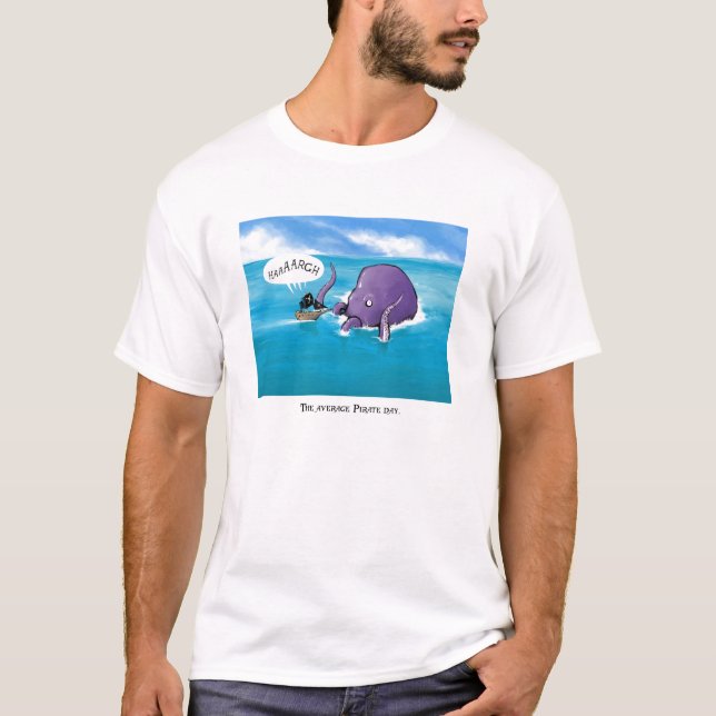Camiseta El día medio del pirata (Anverso)