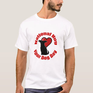 Camiseta El Día Nacional del Abrazo de Perro