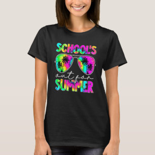 Camiseta El Día Pasado De Las Escuelas Escolares Salieron P