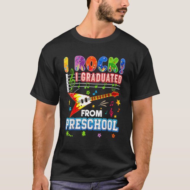 Camiseta El Día Pasado Me Gradué De Preescolar (Anverso)