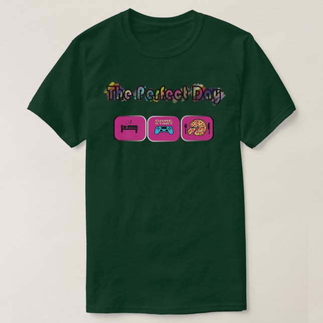 Camiseta El día perfecto (Diseño del anverso)