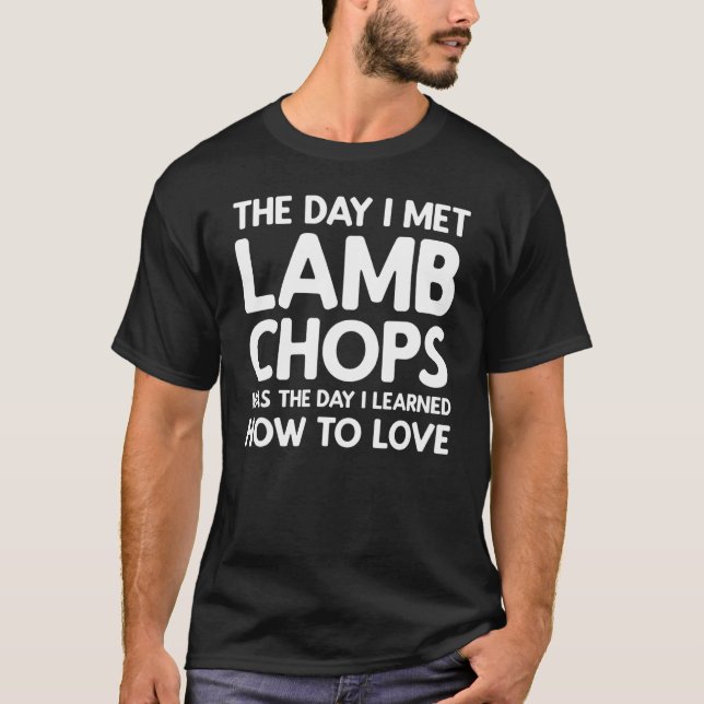 Camiseta El Día Que Conocí Chuletas De Cordero (Anverso)