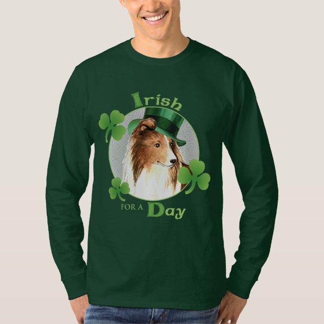 Camiseta El día Sheltie de St Patrick (Anverso)