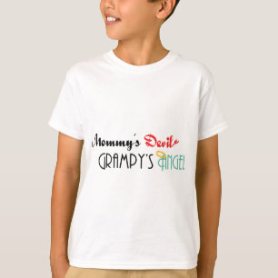 Camiseta El diablo de la mamá, el ángel de Grampy