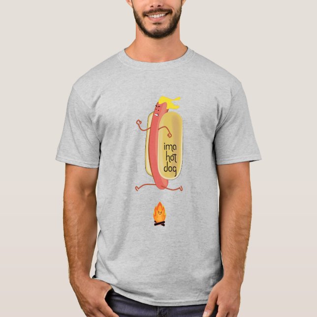 Camiseta El diablo de los perros calientes (Anverso)