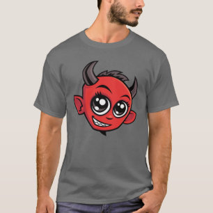 Camiseta El diablo del Personalizado sonriente