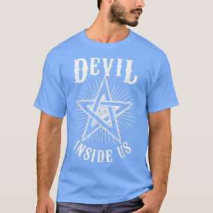 Camiseta El diablo dentro del satánico satanismo gótico del