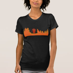 Camiseta ¡El diablo hizo que lo hace!