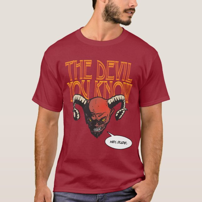 Camiseta El diablo que conoces (Anverso)