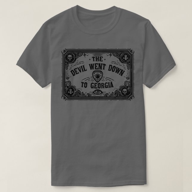 Camiseta El Diablo Se Fue A Georgia (Diseño del anverso)