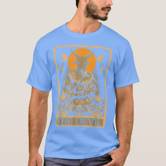 Camiseta El diablo - Tarjeta Tarot gótica leyendo Fortune T