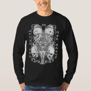 Camiseta El diablo Tarot Baphomet Satanic Witch Gothic Hall