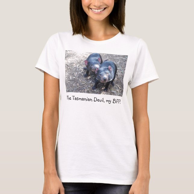 Camiseta ¡El diablo tasmano, mi BFF! (Anverso)