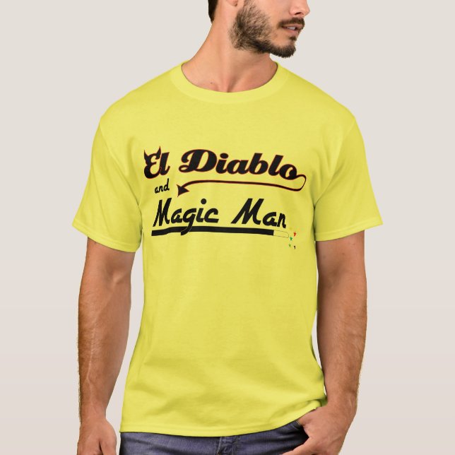 Camiseta EL Diablo y hombre mágico (Anverso)