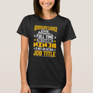 Camiseta El diario Carrier Job Title Mailman Postman