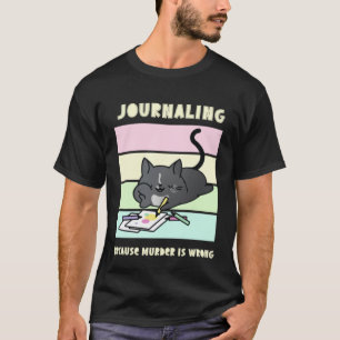 Camiseta El diario por el bonito misterio del gato del tuxe