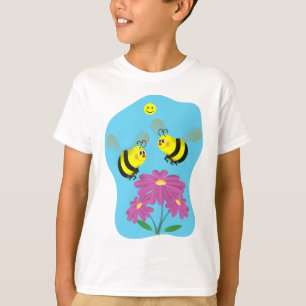 Camiseta El dibujo animado manosea abejas