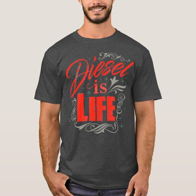 Camiseta El diesel es el carbón rodante de los camiones Tur (Anverso)