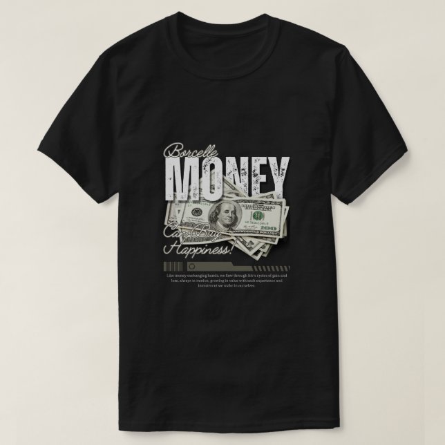 Camiseta el dinero (Diseño del anverso)