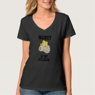 Camiseta El dinero es mi dinero en efectivo para emprendedo