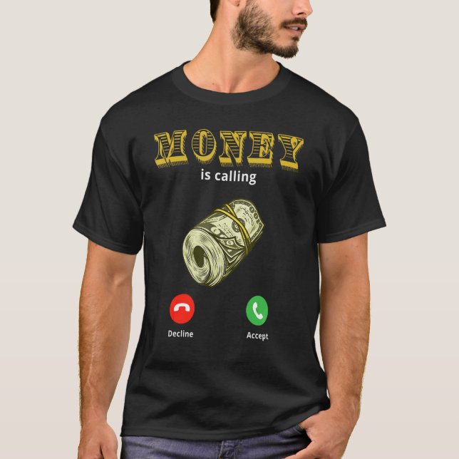 Camiseta El dinero llama a Cash Business 1 (Anverso)