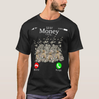 Camiseta El Dinero Llama Efectivo, Funny Business Hustler