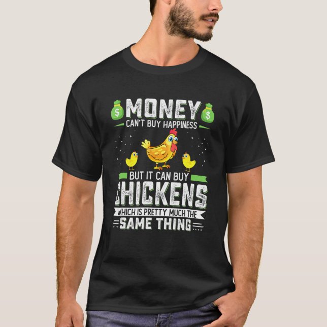 Camiseta El Dinero No Puede Comprar La Felicidad Pero Puede (Anverso)