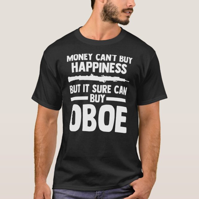 Camiseta el dinero no puede comprar la felicidad pero segur (Anverso)