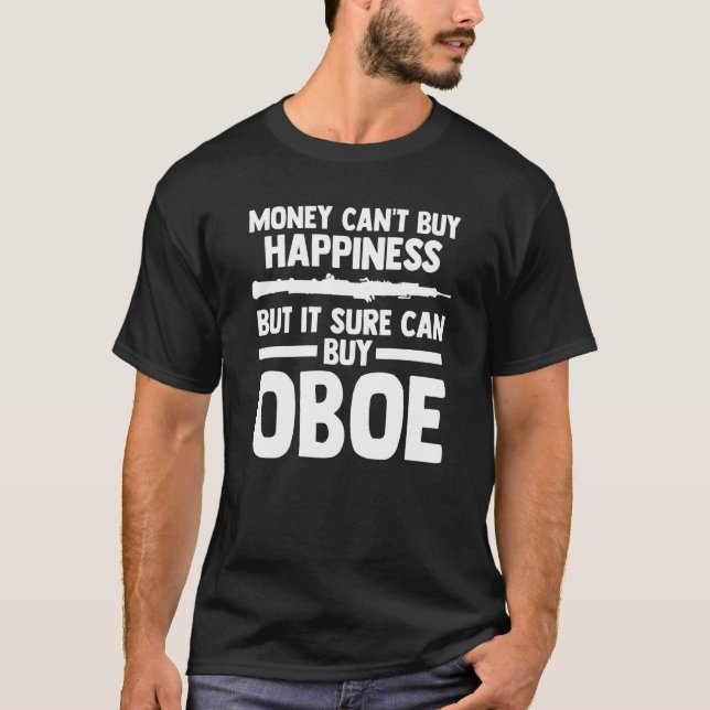 Camiseta el dinero no puede comprar la felicidad pero segur (Anverso)