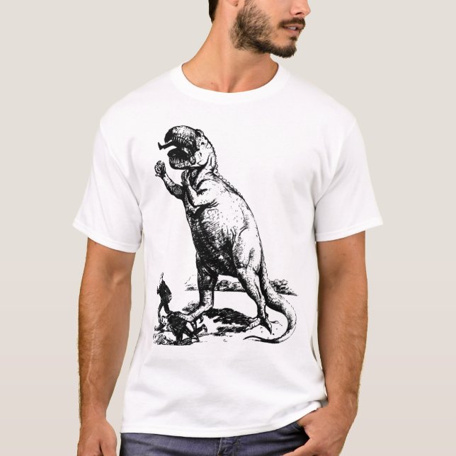 Camiseta El dinosaurio de la evolución (Anverso)