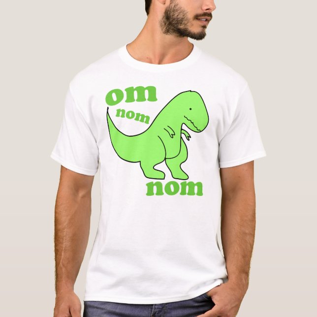 CAMISETA EL DINOSAURIO DE OM NOM NOM CHOMP (Anverso)