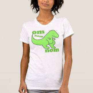 Camiseta el dinosaurio del nom del nom de OM come
