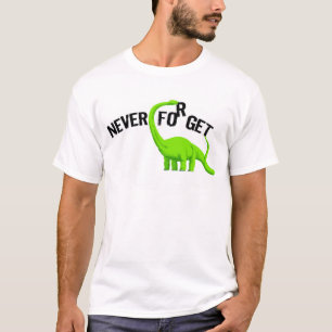 Camiseta El dinosaurio nunca olvida