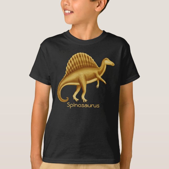Camiseta El dinosaurio prehistórico de Spinosaurus embroma (Anverso)