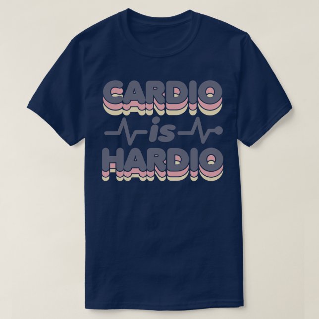 Camiseta El dio es el gimnasio Hardio Funny que funciona co (Diseño del anverso)
