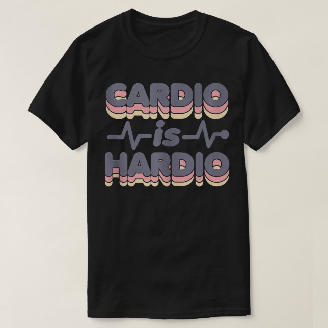 Camiseta El dio es el gimnasio Hardio Funny que funciona co (Diseño del anverso)